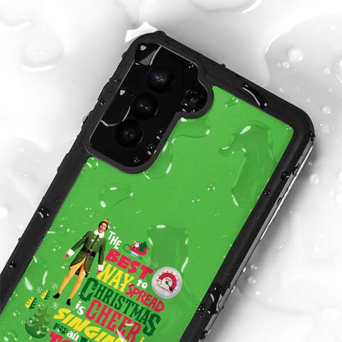 Elf Spread Christmas Cheer Galaxy S23 Waterproof Case