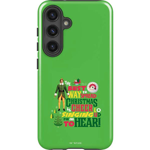 Elf Spread Christmas Cheer Galaxy S25 Impact Case