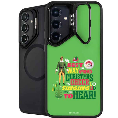 Elf Spread Christmas Cheer Galaxy S24 Plus Kickstand Case