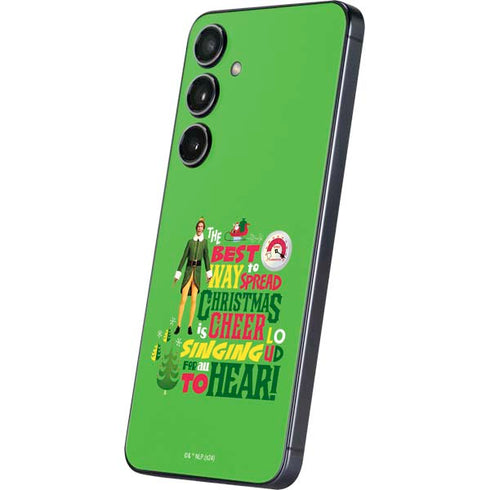 Elf Spread Christmas Cheer Galaxy S24 Plus Skin