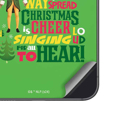 Elf Spread Christmas Cheer Galaxy S25 Skin
