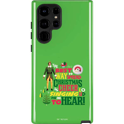 Elf Spread Christmas Cheer Galaxy S25 Ultra Impact Case