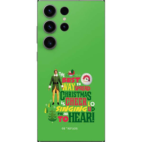 Elf Spread Christmas Cheer Galaxy S25 Ultra Skin