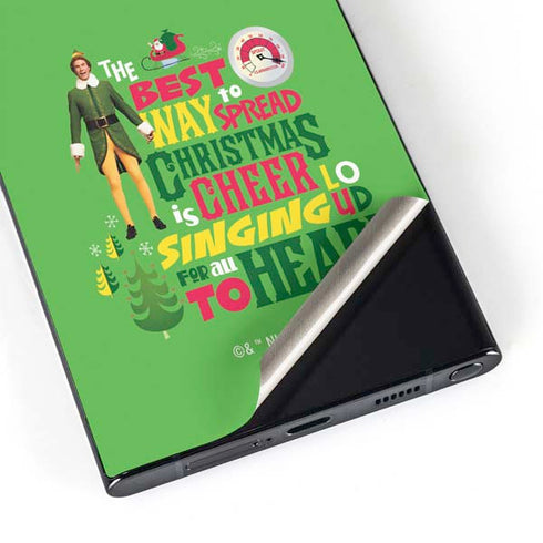 Elf Spread Christmas Cheer Galaxy S25 Ultra Skin