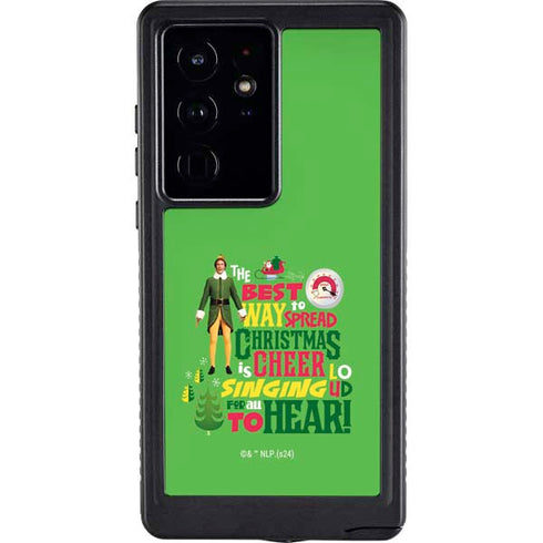 Elf Spread Christmas Cheer Galaxy S24 Ultra Waterproof Case