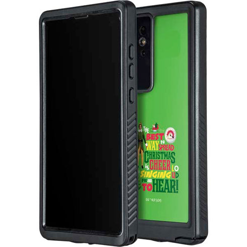 Elf Spread Christmas Cheer Galaxy S24 Ultra Waterproof Case