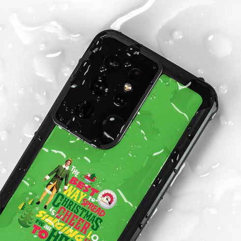 Elf Spread Christmas Cheer Galaxy S24 Ultra Waterproof Case