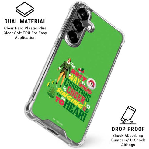 Elf Spread Christmas Cheer Galaxy S26 Plus Clear Case