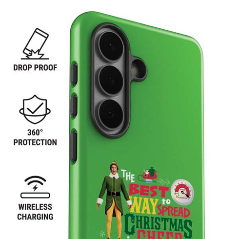 Elf Spread Christmas Cheer Galaxy S26 Plus Impact Case