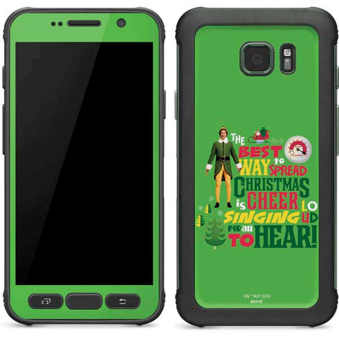 Elf Spread Christmas Cheer Galaxy S7 Active Skin