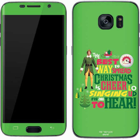 Elf Spread Christmas Cheer Galaxy S7 Skin