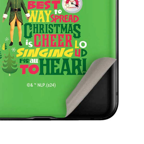 Elf Spread Christmas Cheer Galaxy Z Flip Skin