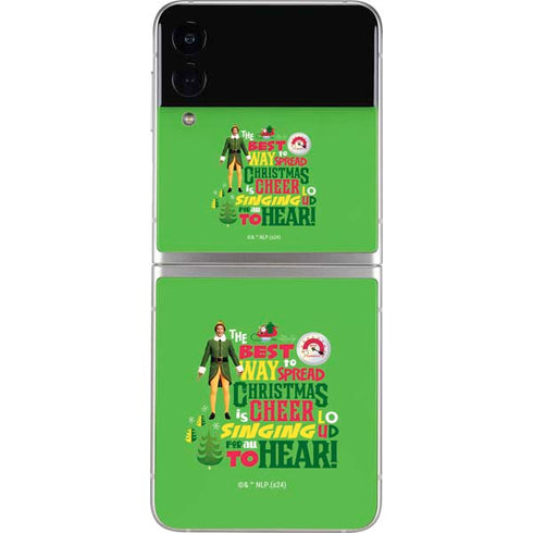 Elf Spread Christmas Cheer Galaxy Z Flip3 5G Skin