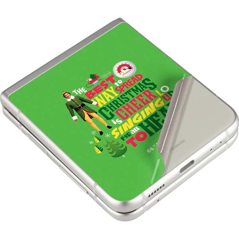Elf Spread Christmas Cheer Galaxy Z Flip3 5G Skin