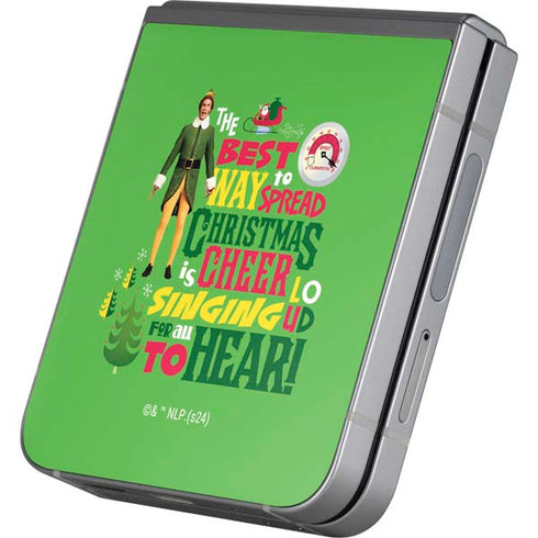 Elf Spread Christmas Cheer Galaxy Z Flip6 Skin