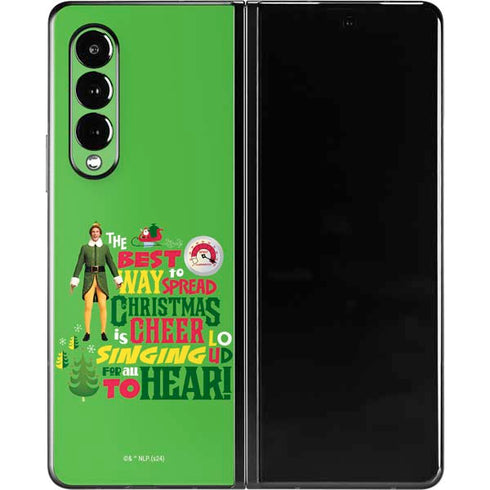 Elf Spread Christmas Cheer Galaxy Z Fold3 5G Skin