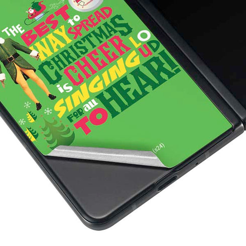 Elf Spread Christmas Cheer Galaxy Z Fold3 5G Skin