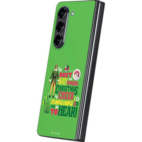 Elf Spread Christmas Cheer Galaxy Z Fold5 5G Skin