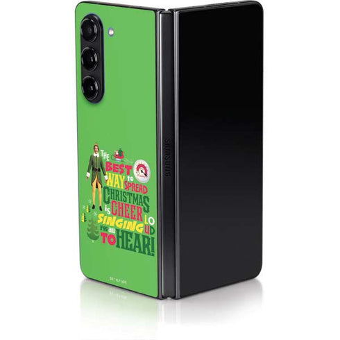 Elf Spread Christmas Cheer Galaxy Z Fold5 5G Skin