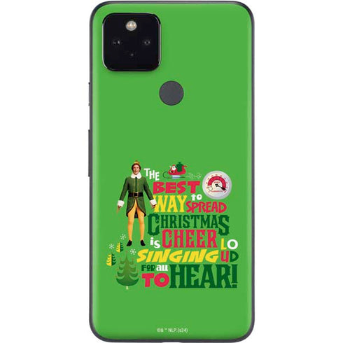 Elf Spread Christmas Cheer Google Pixel 4a 5G Skin