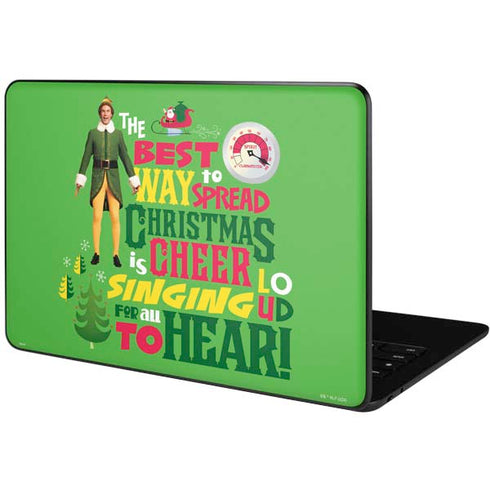 Elf Spread Christmas Cheer Google Pixelbook Go Skin