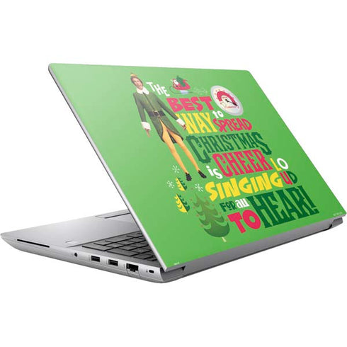 Elf Spread Christmas Cheer HP ZBook Fury 16 G10 Skin