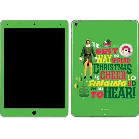 Elf Spread Christmas Cheer iPad Skins