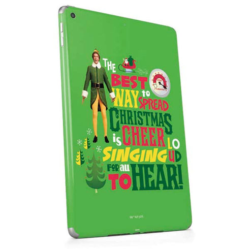 Elf Spread Christmas Cheer Apple iPad Skin