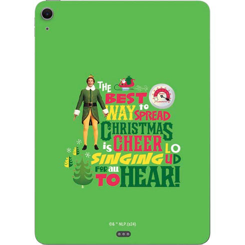 Elf Spread Christmas Cheer Apple iPad Air Skin