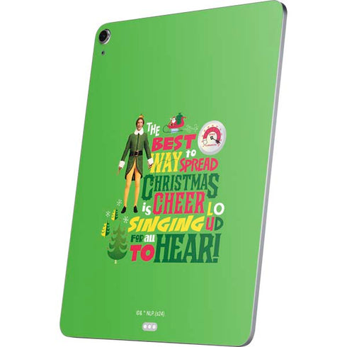 Elf Spread Christmas Cheer Apple iPad Air Skin