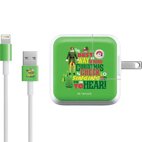 Elf Spread Christmas Cheer iPad Charger (10W USB) Skin