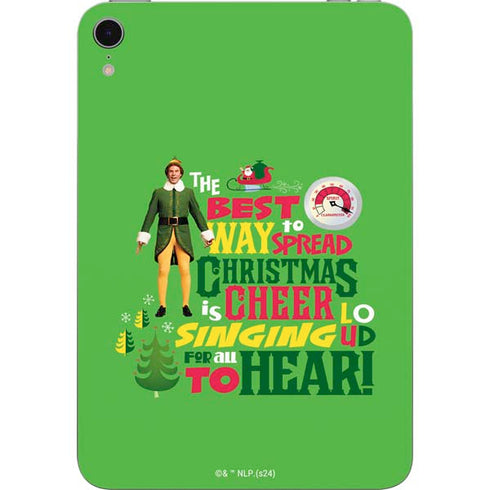 Elf Spread Christmas Cheer Apple iPad Mini Skin
