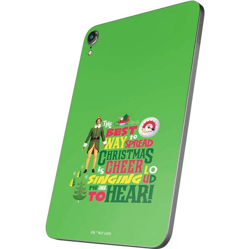 Elf Spread Christmas Cheer Apple iPad Mini Skin