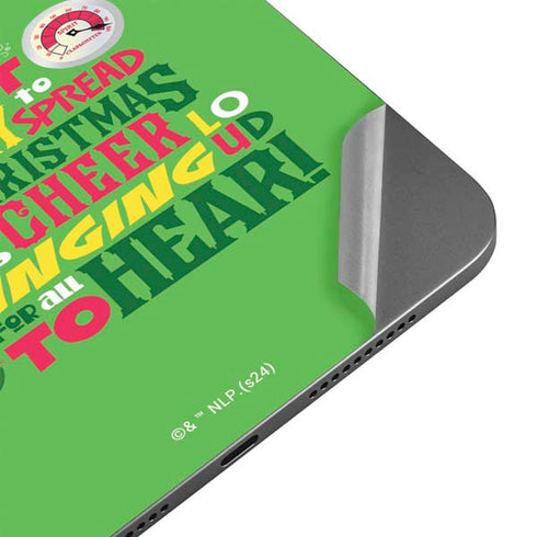 Elf Spread Christmas Cheer Apple iPad Mini Skin
