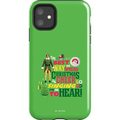 Elf Spread Christmas Cheer iPhone 11 Impact Case