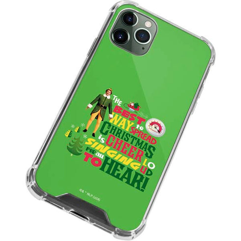 Elf Spread Christmas Cheer iPhone 11 Pro Max Clear Case