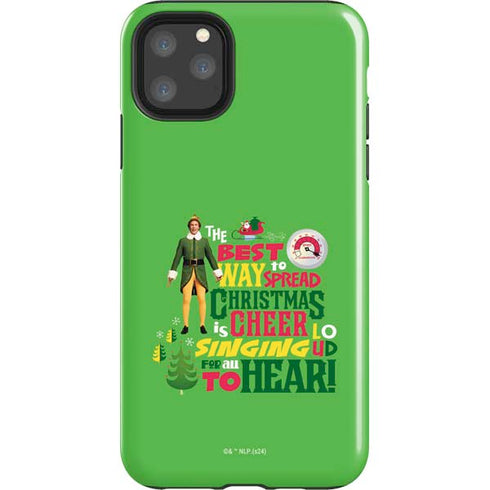 Elf Spread Christmas Cheer iPhone Cases