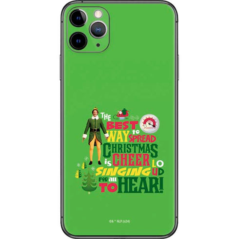 Elf Spread Christmas Cheer iPhone 11 Pro Max Skin