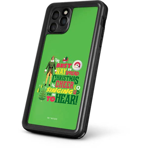 Elf Spread Christmas Cheer iPhone 11 Pro Waterproof Case