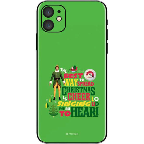 Elf Spread Christmas Cheer iPhone 11 Skin
