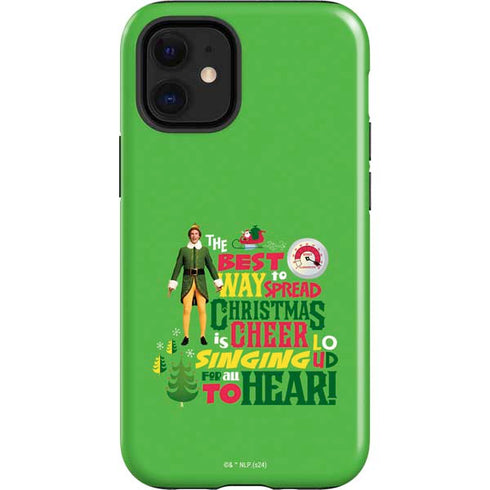 Elf Spread Christmas Cheer iPhone 12 Mini Impact Case