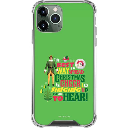 Elf Spread Christmas Cheer iPhone 12 Pro Max Clear Case