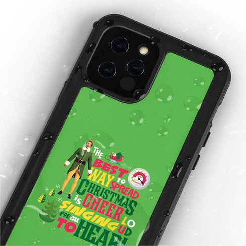 Elf Spread Christmas Cheer iPhone 12 Pro Waterproof Case