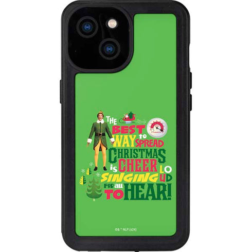 Elf Spread Christmas Cheer iPhone 13 Mini Waterproof Case