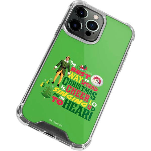 Elf Spread Christmas Cheer iPhone 13 Pro Clear Case
