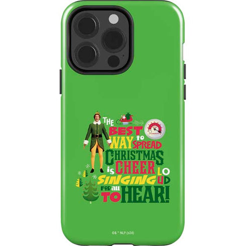 Elf Spread Christmas Cheer iPhone 14 Pro Impact Case