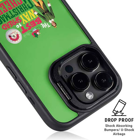 Elf Spread Christmas Cheer iPhone 14 Pro Kickstand Case