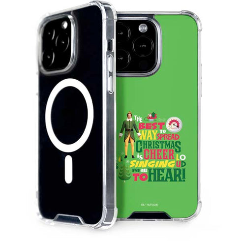 Elf Spread Christmas Cheer iPhone 14 Pro MagSafe Case