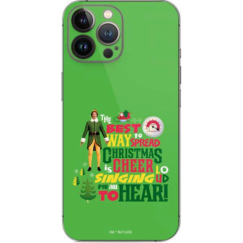 Elf Spread Christmas Cheer iPhone 14 Pro Max Skin