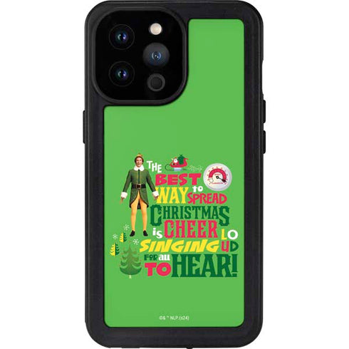 Elf Spread Christmas Cheer iPhone 14 Pro Max Waterproof Case